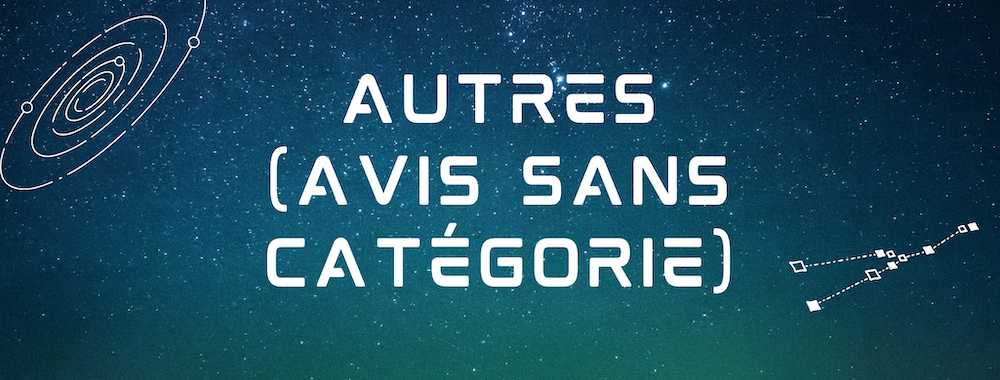 Fond étoilé avec écrit "Autres (avis sans catégorie)"